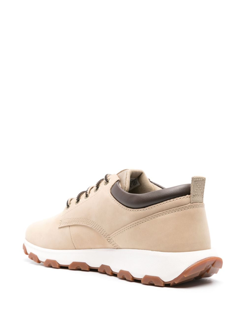 Shop Timberland Lace-up Suede Sneakers In Neutrals