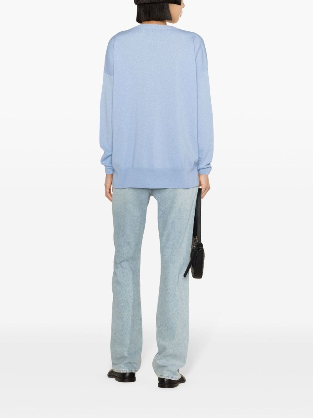 Shop Incentive! Cashmere Crew-neck Cashmere Jumper In Blue