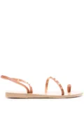 Ancient Greek Sandals Eleftheria bee leather sandals - Brown