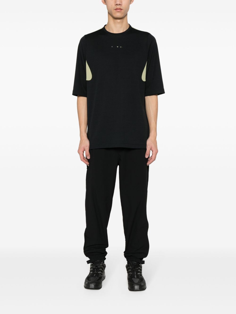Shop Calvin Klein Embroidered-logo Track Pants In Black