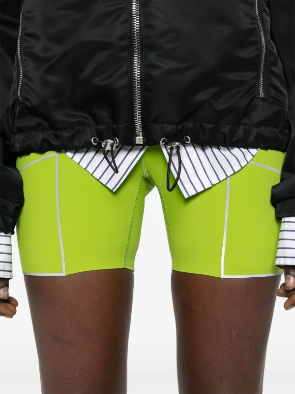 【関税込み】Coperni グリーン C+ ショートパンツ Coperni C+ Bike ミニショートパンツ | グリーン | FARFETCH JP