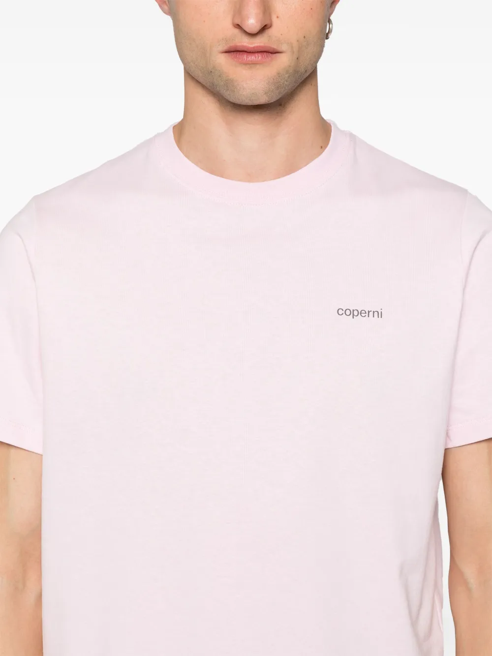Coperni T-shirt met logoprint Roze