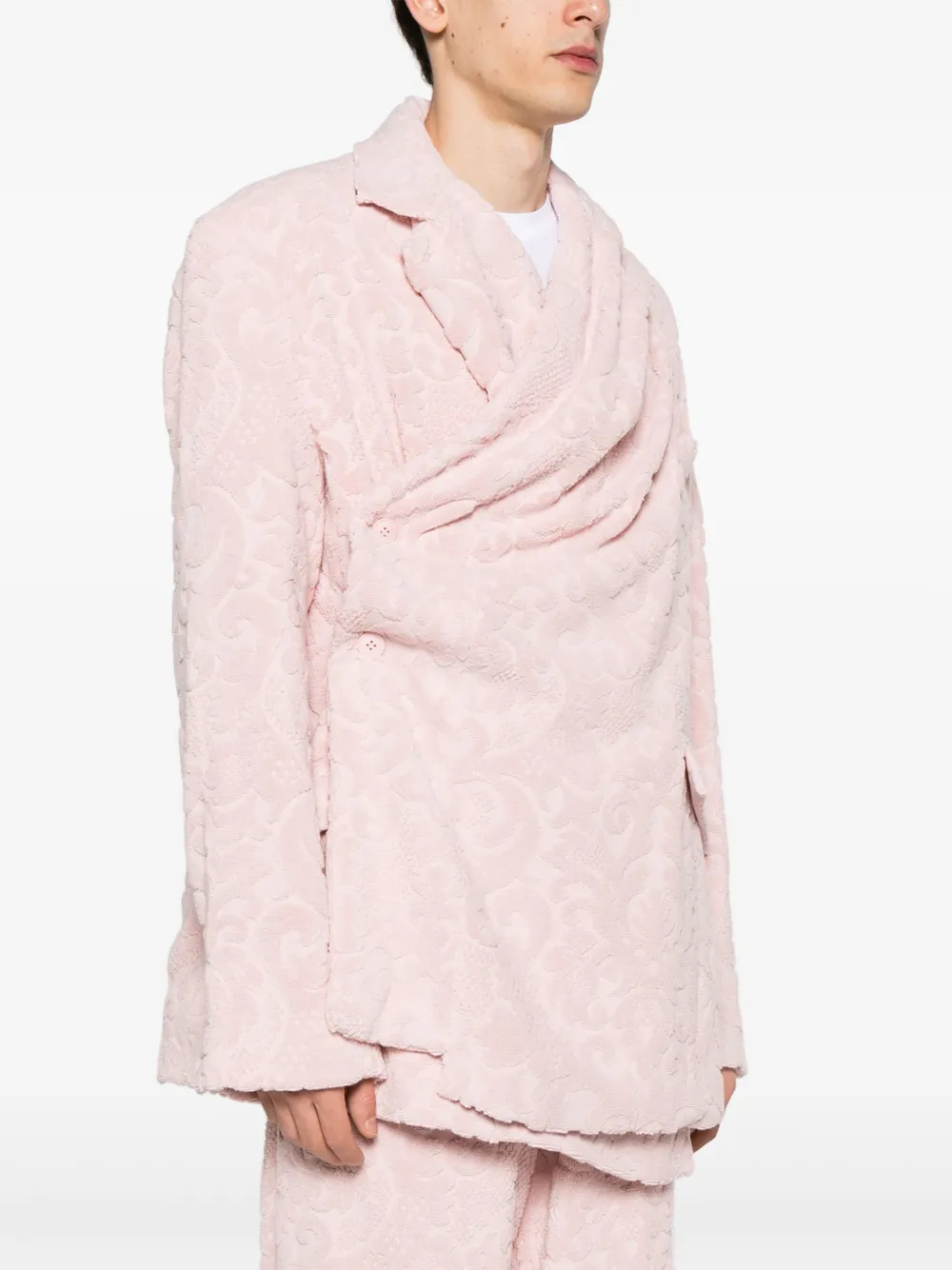 Martine Rose Katoenen blazer Roze