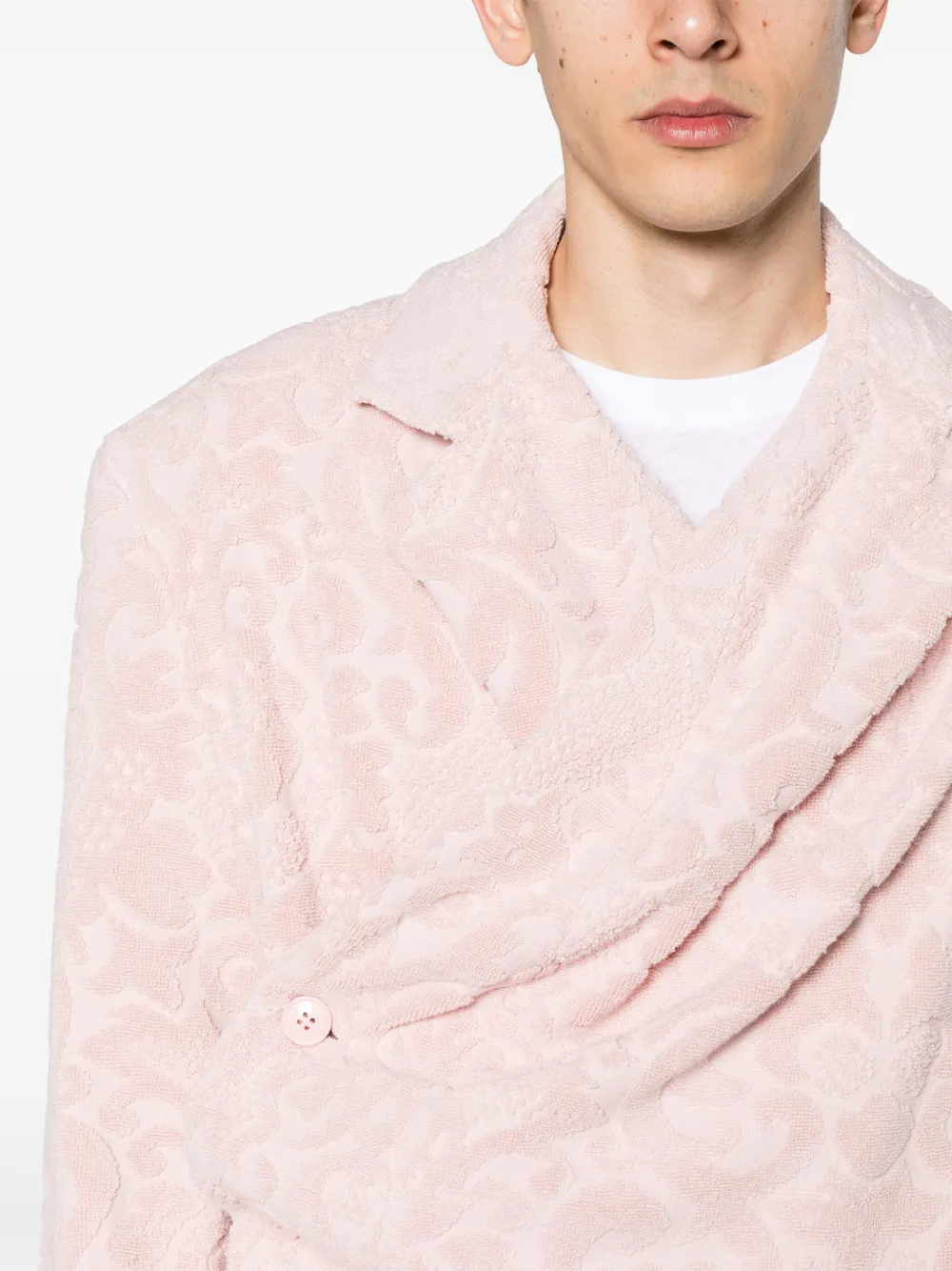 Martine Rose Katoenen blazer Roze