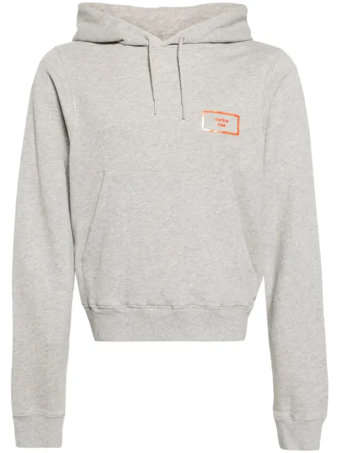 Martine Rose logo-appliqué cotton hoodie