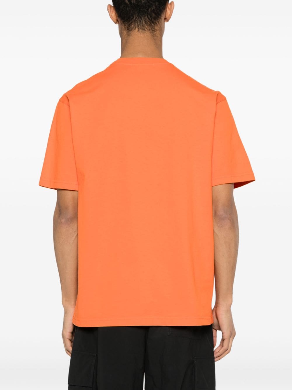 Shop A-cold-wall* Essential Cotton T-shirt In Orange