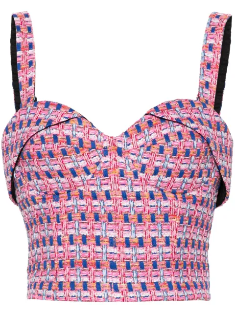 IRO sweetheart tweed top