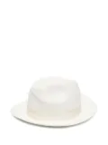Borsalino fine-woven Panama hat - White