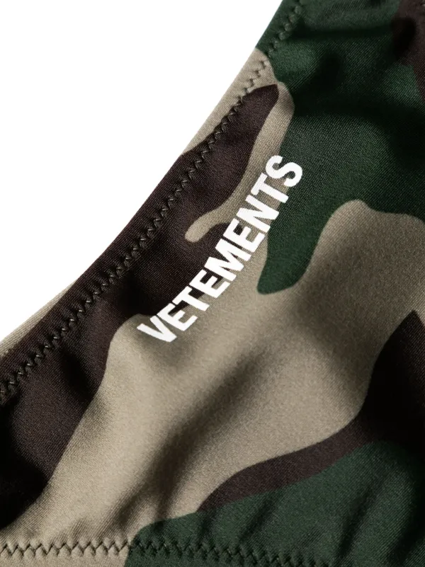 VETEMENTS カモフラージュ ビキニボトム | グリーン | FARFETCH JP