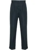 TOM FORD pleated tapered trousers - Blue