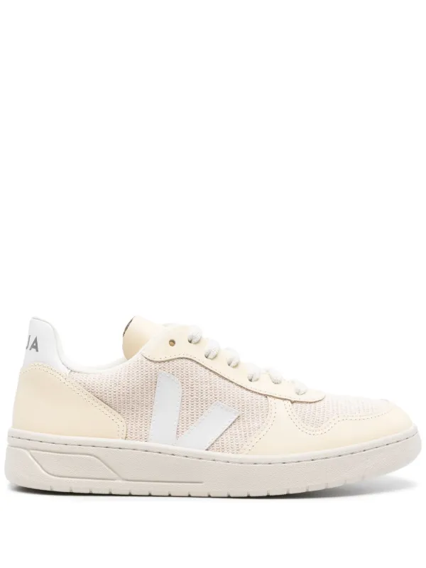 VEJA V-10 Mesh Sneakers Neutrals FARFETCH NZ