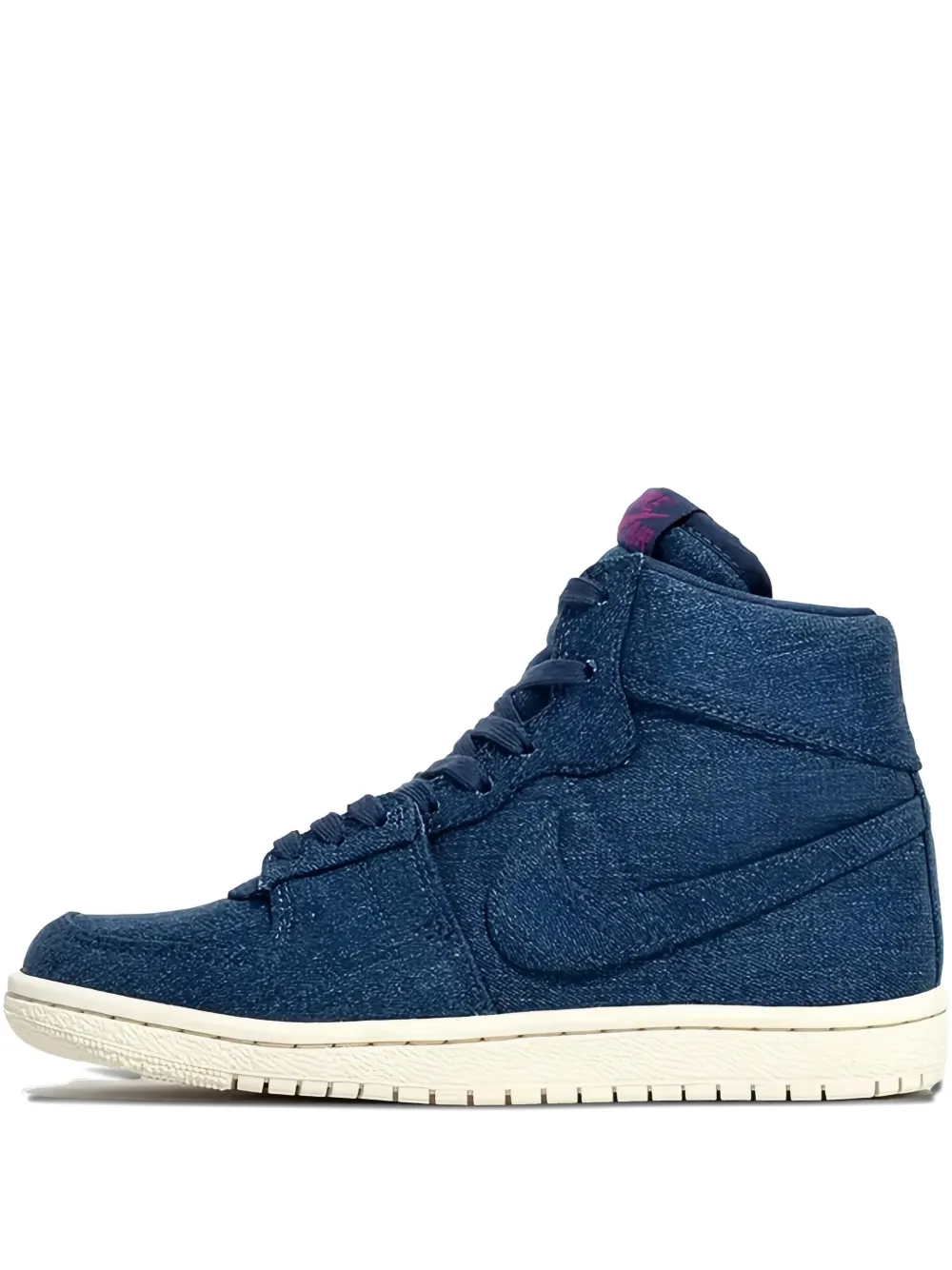 Nike denim high-top sneakers Blue