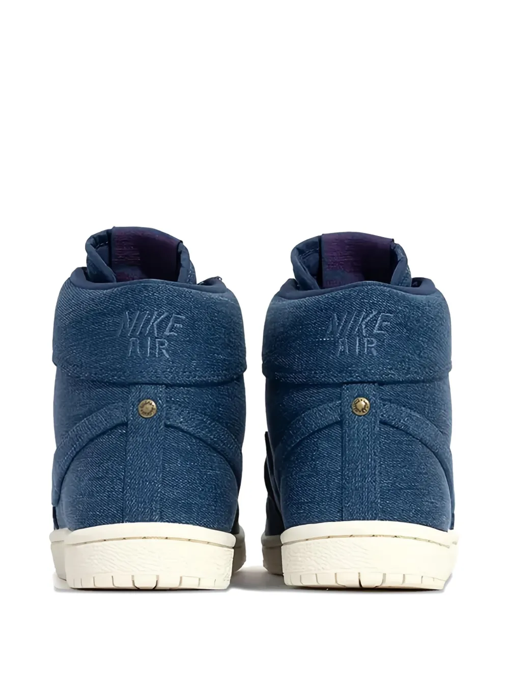 Nike denim high-top sneakers Blue