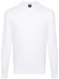 Fedeli fine-knit polo shirt - White