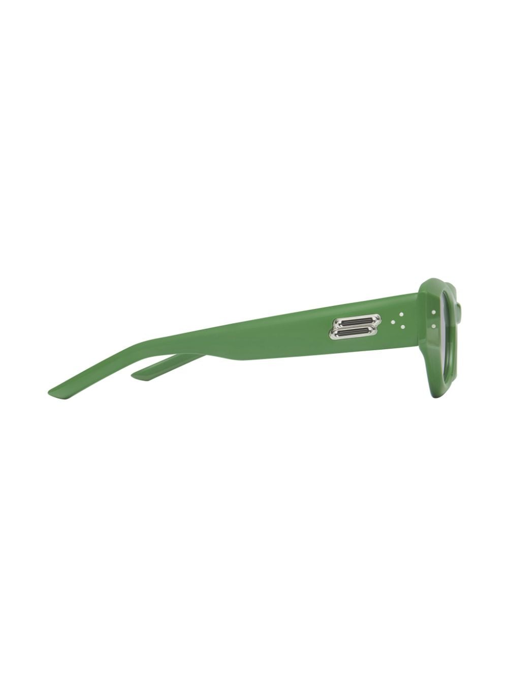 Shop Gentle Monster Benven Gr7 Geometric-frame Sunglasses In 绿色