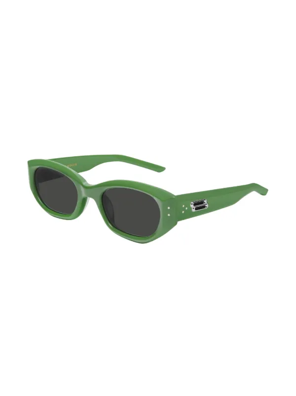 Gentle Monster Benven GR7 geometric-frame Sunglasses | Green