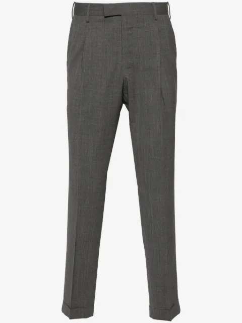 PT Torino pleated slim-cut trousers
