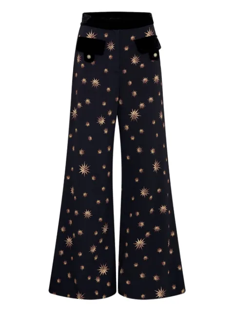 Camilla star-print trousers