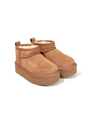 UGG Kids Classic Ultra Mini Platform ブーツ | ブラウン