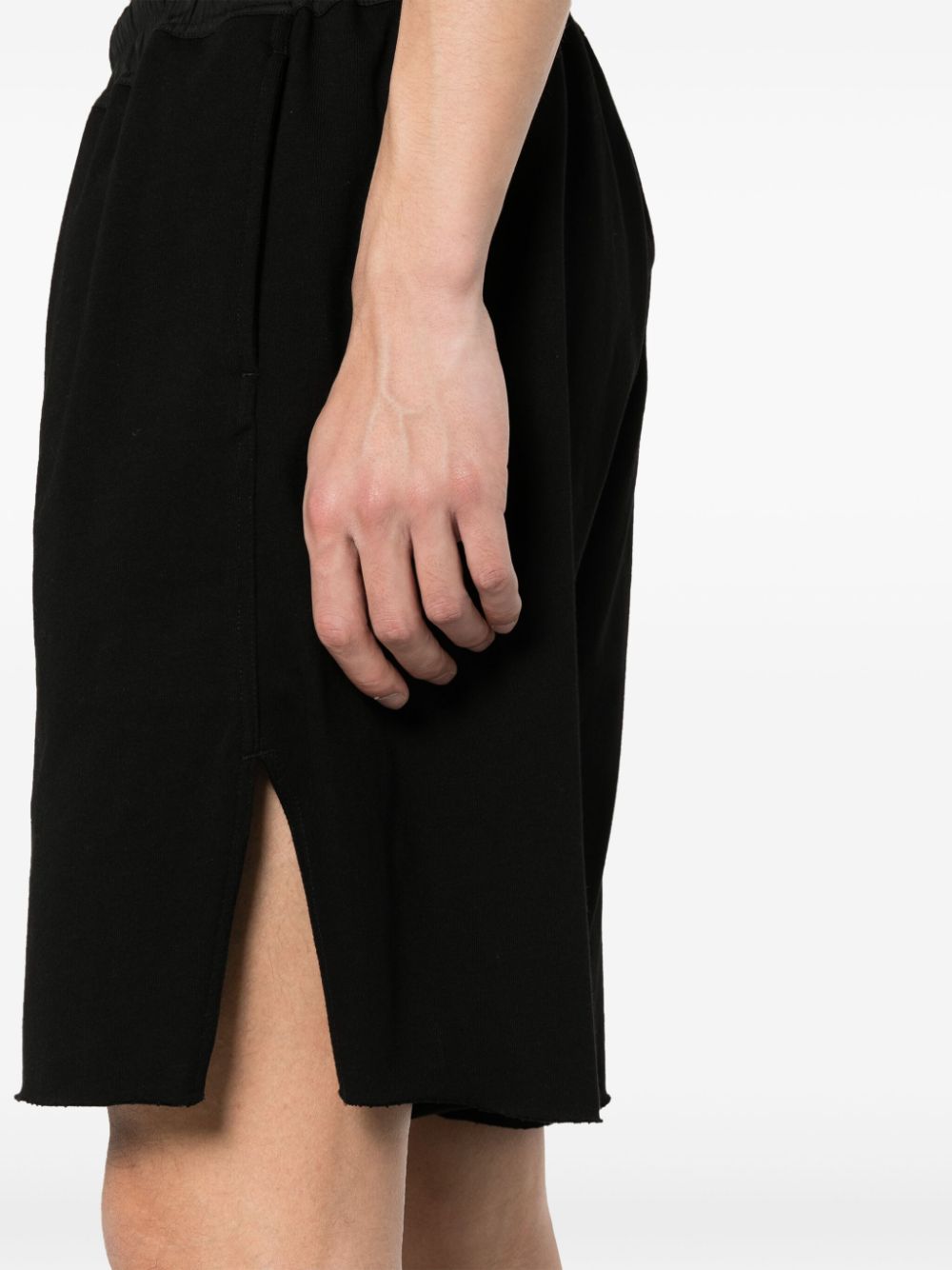 Shop Rick Owens Boxers Organic Cotton Shorts In Black