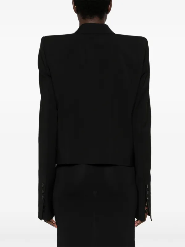 Rick Owens ダブルジャケット | ブラック | FARFETCH JP