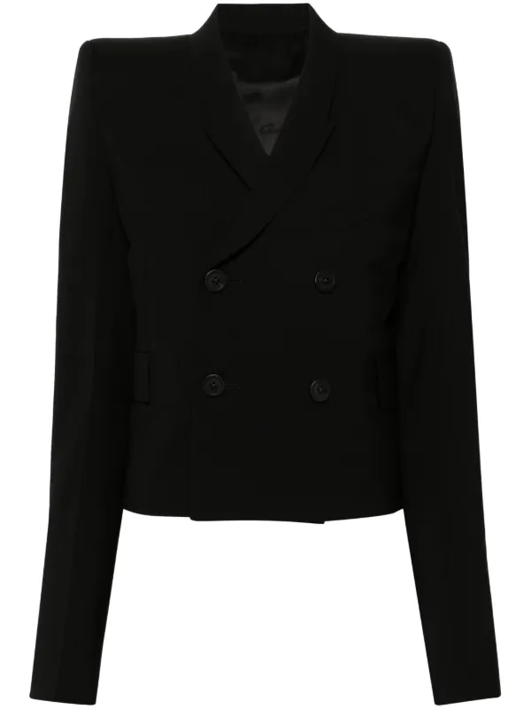 Rick owens cropped blazer outlet