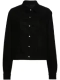 Rick Owens Alice Strobe leather shirt - Black