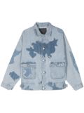 Levi's patchwork-design denim jacket - Blue