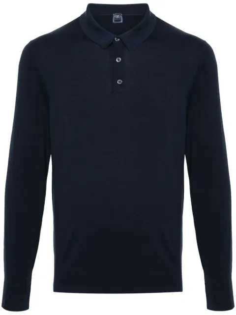 Fedeli fine-knit polo shirt