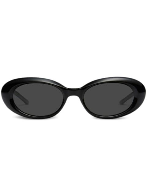 Gentle Monster نظارة شمس 'مولتا01' بإطار بيضاوي