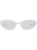 Gentle Monster Gelati W3 cat eye-frame sunglasses - White