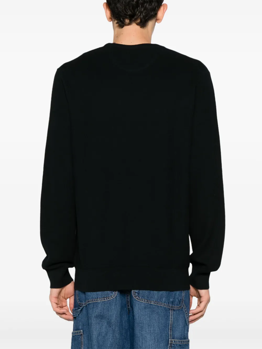 Polo Ralph Lauren Katoenen trui met geborduurd logo Zwart