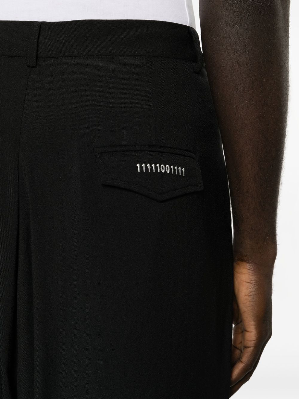 Shop Société Anonyme Rosebakery Drop-crotch Trousers In Black