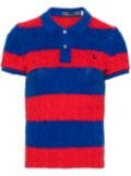 Polo Ralph Lauren Polo Pony cable-knit polo shirt - Red