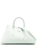 The Attico 24H leather tote bag - Green