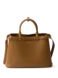 Prada medium belted leather handbag - Brown