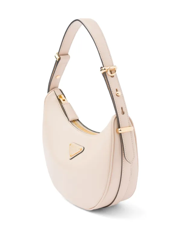 Prada Arqué Leather Shoulder Bag - Farfetch