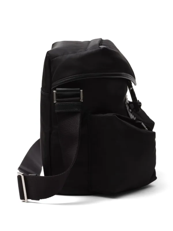 Prada triangle-logo Travel Bag | Black | FARFETCH