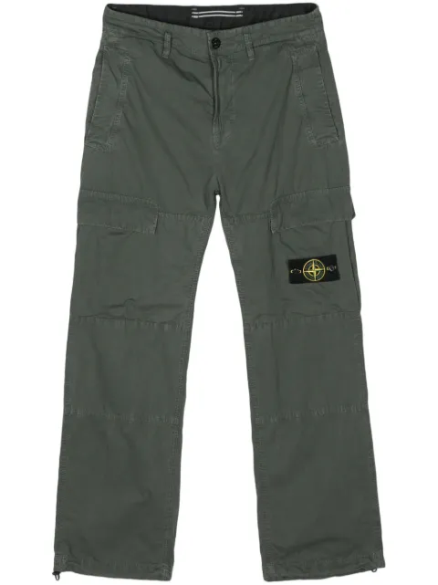 Stone Island pantalones rectos con distintivo Compass