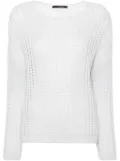Incentive! Cashmere open-knit cashmere jumper - Blue