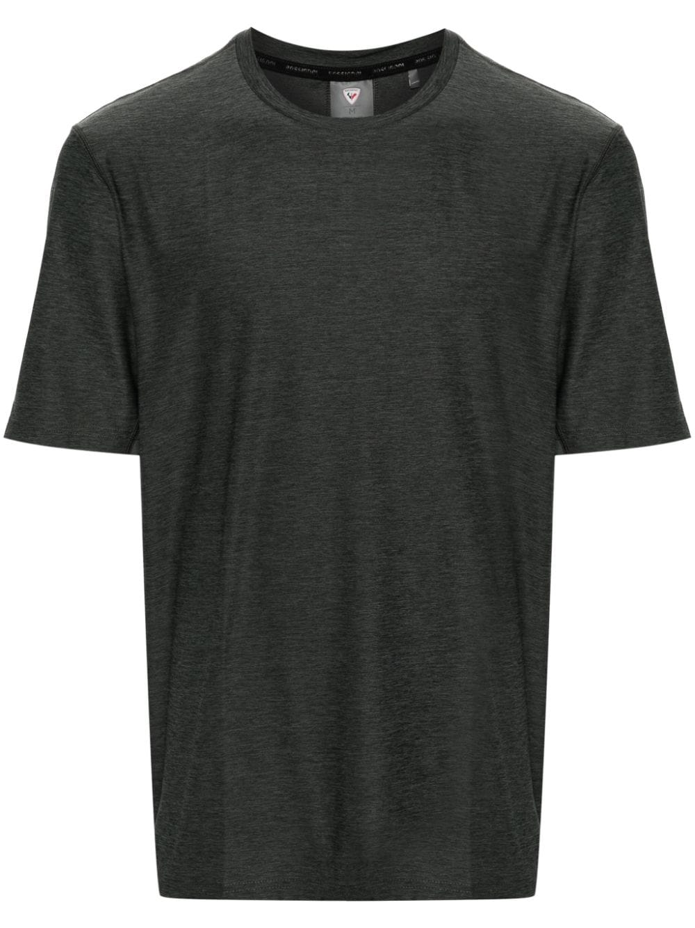 Rossignol Mélange-effect Track T-shirt In Black