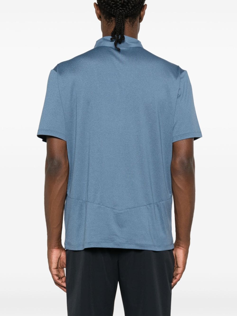 Shop Rossignol Raised-logo Polo Shirt In Blue