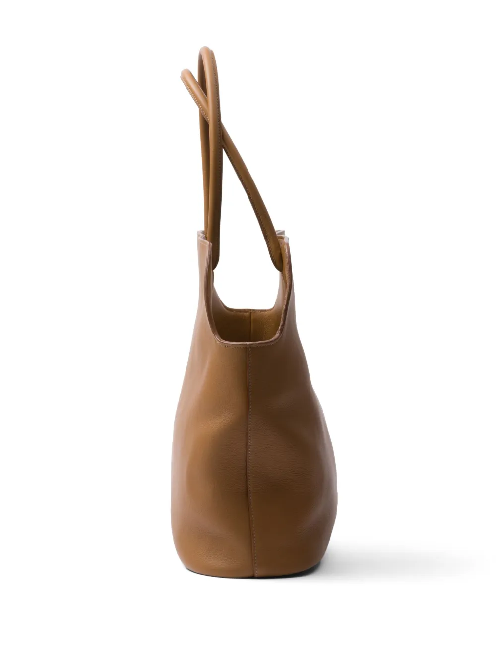 Prada Leren shopper Bruin