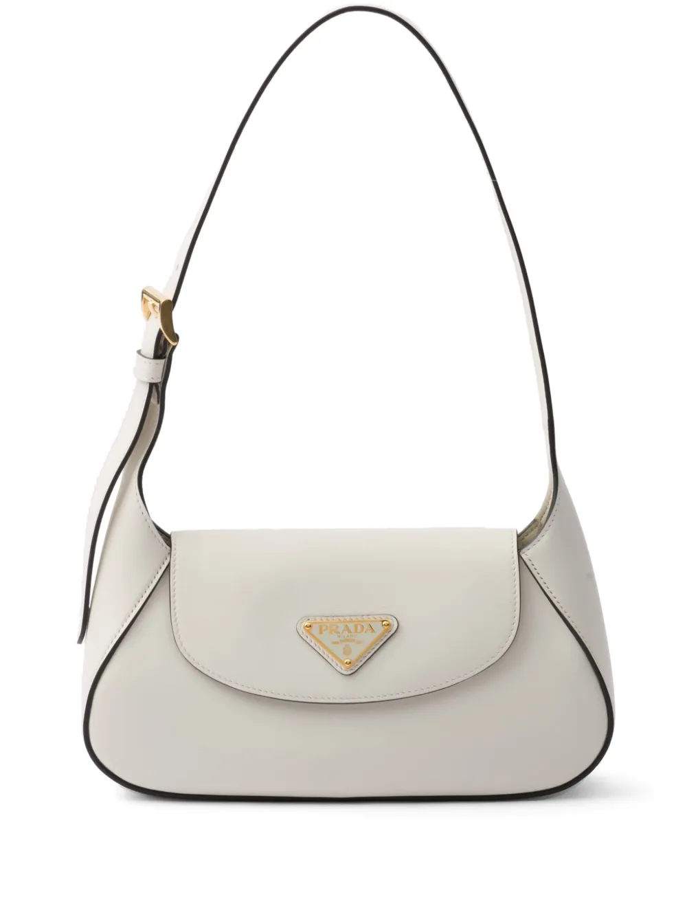 Prada Cleo leren tas Zwart