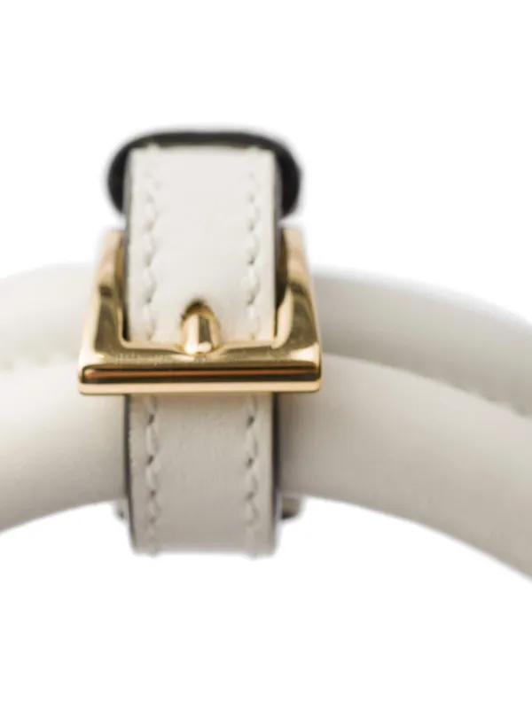 Prada Small Buckle Tote Bag | White | FARFETCH
