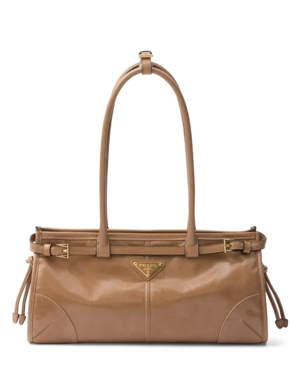 Prada Medium Bonnie Tote Bag | Brown | FARFETCH