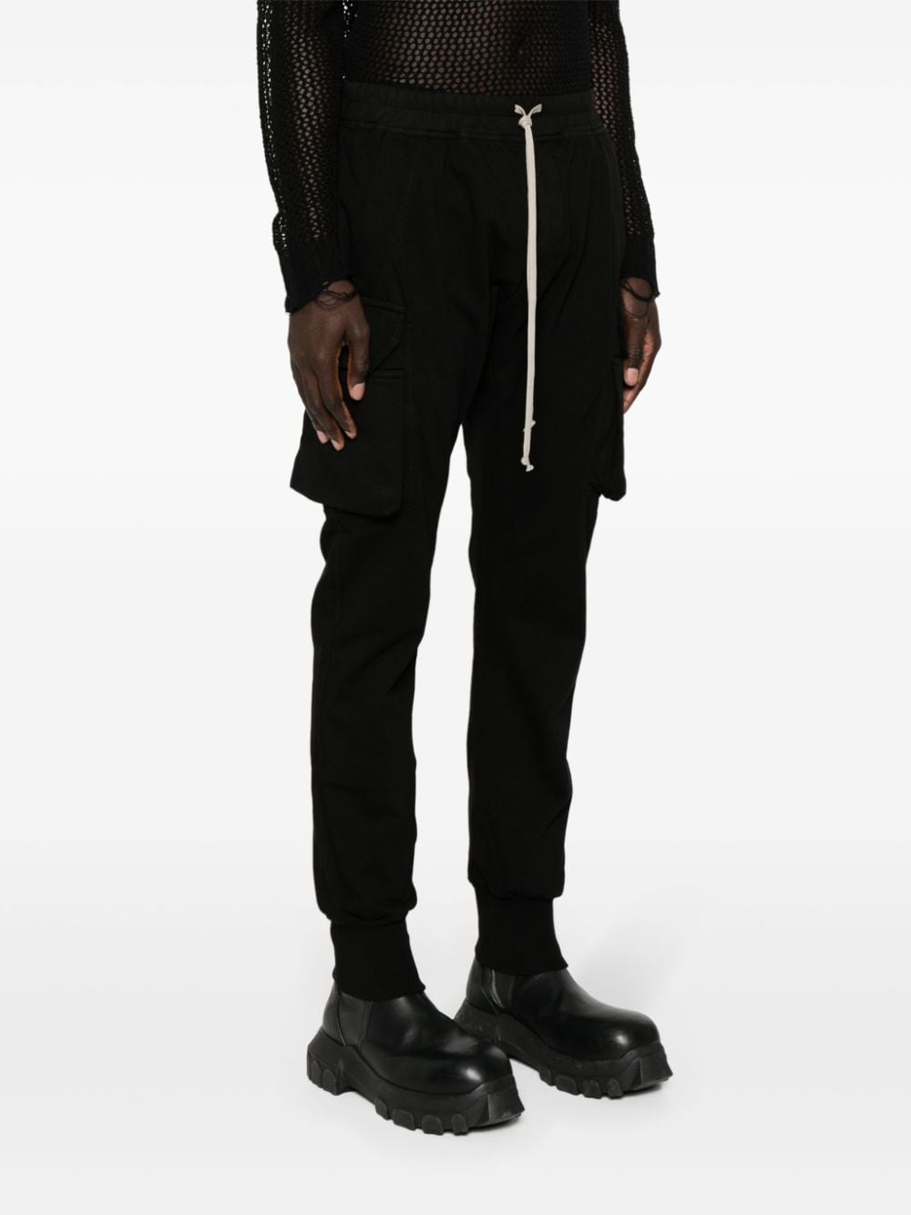 Shop Rick Owens Drkshdw Mastodon Cargo Trousers In Black