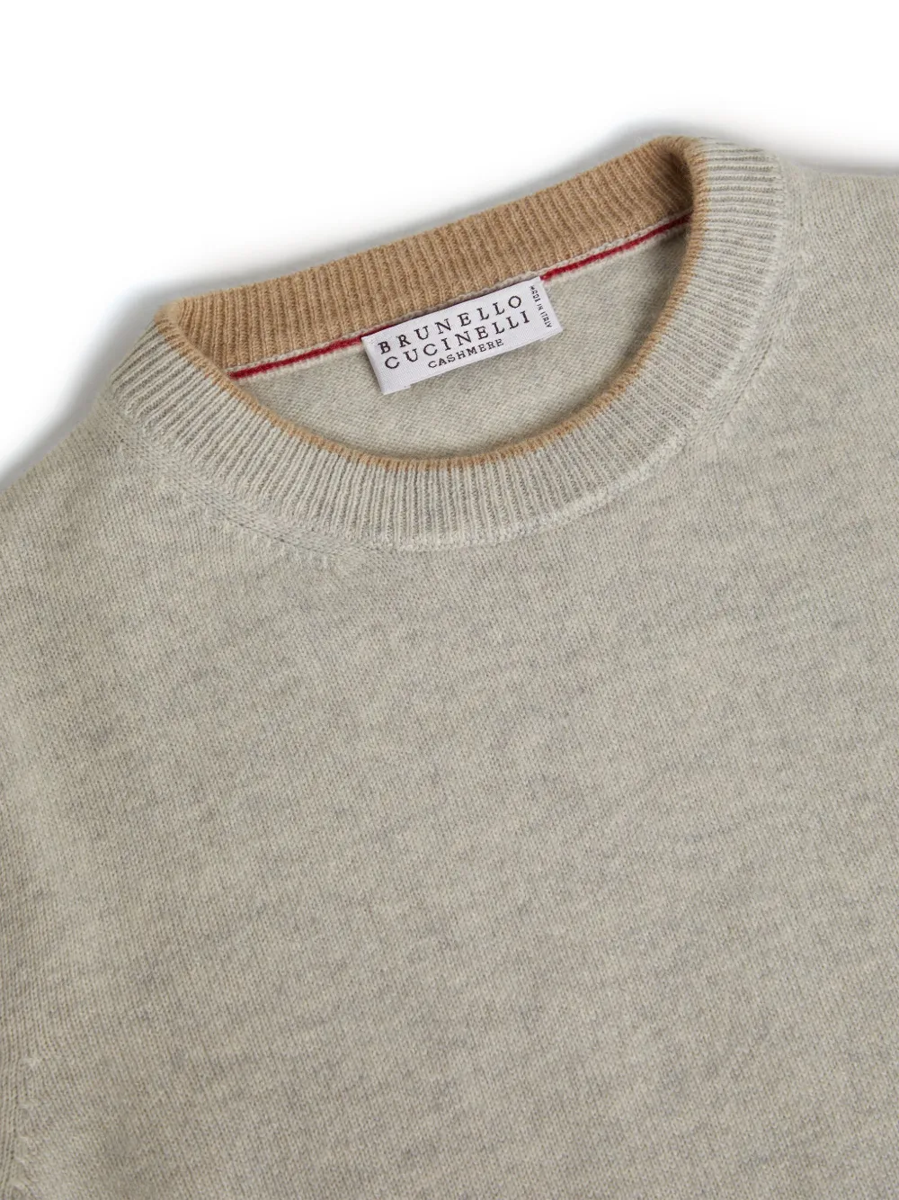 Brunello Cucinelli Kids Trui met ronde hals Grijs