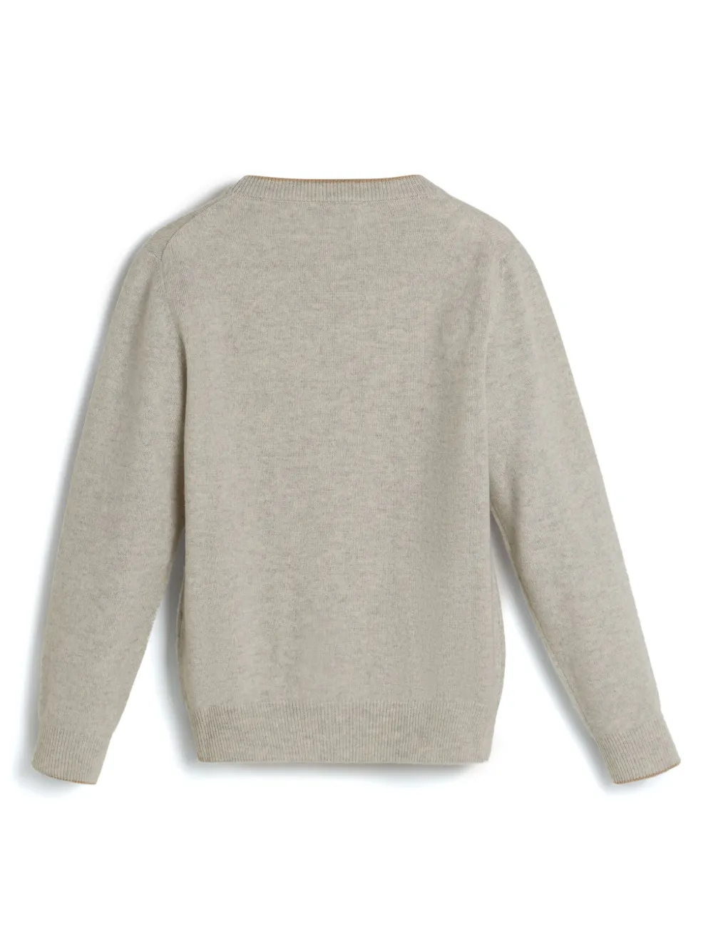 Brunello Cucinelli Kids Trui met ronde hals Grijs