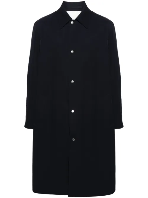 Manteau en gabardine à simple boutonnage - Jil Sander - Modalova
